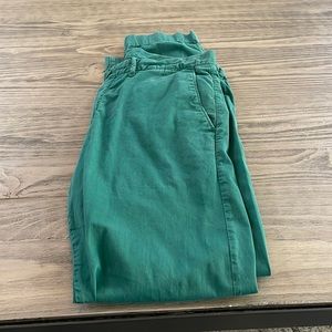 Men’s green slim j crew pants 30/30 style 484